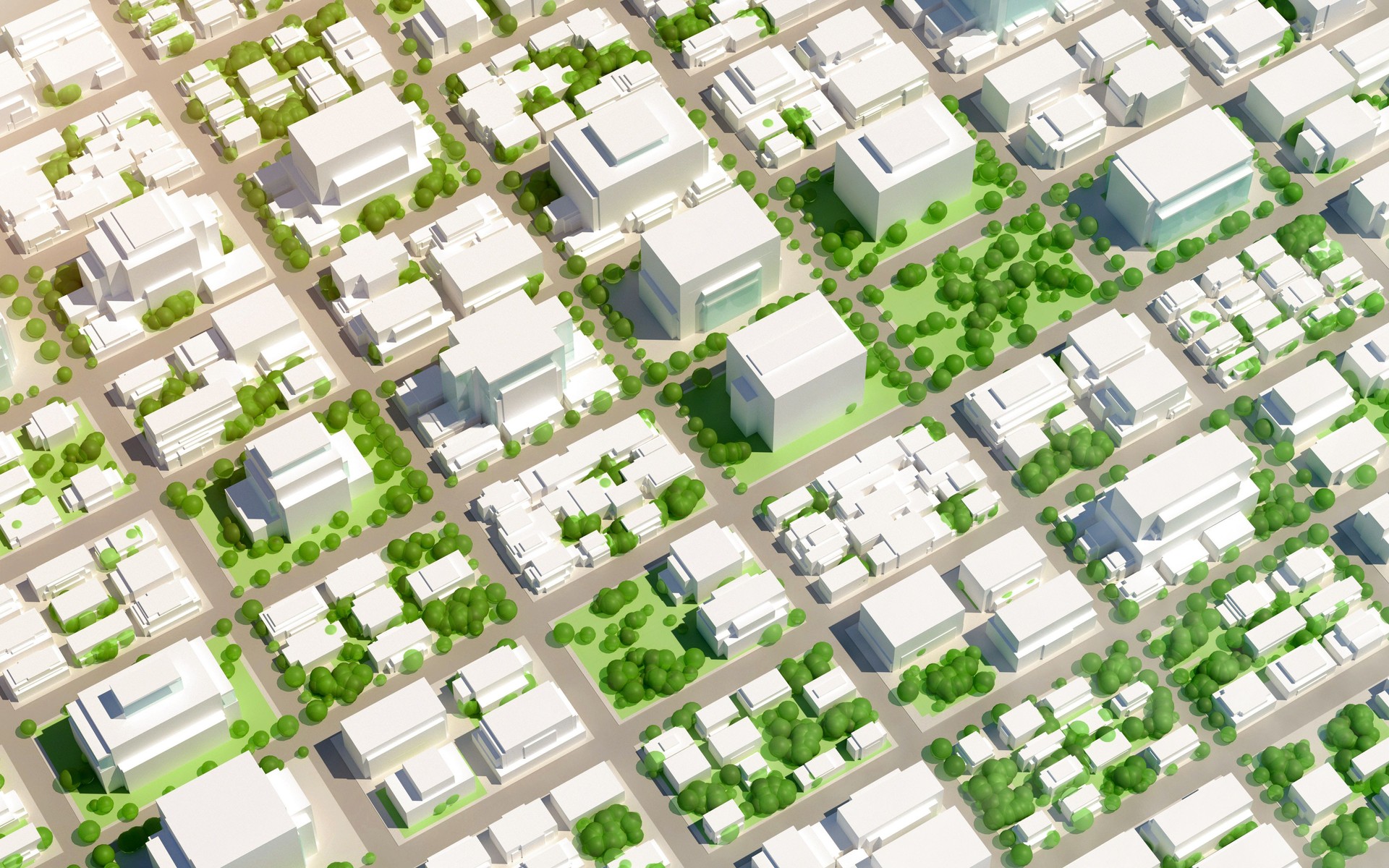 Getting land ready for urban or rural development